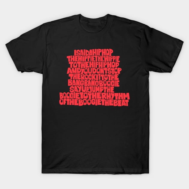 „Rapper's Delight“ Old School Graffiti Design T-Shirt by Boogosh